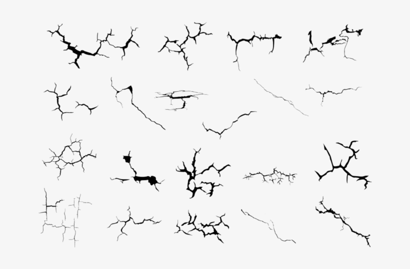 Crack Png Image - Drawing, transparent png #8815752