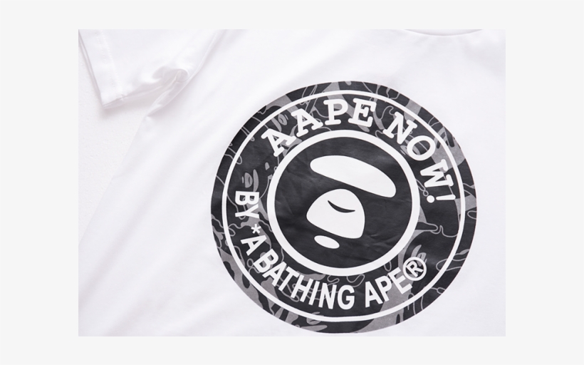 Aape Now 3m Reflective Logo T- Shirt - Emblem, transparent png #8815991