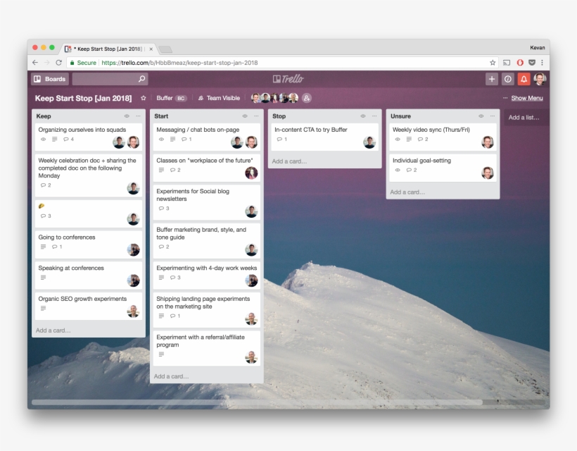 A Trello Board For Retrospectives And Reflections, transparent png #8816036
