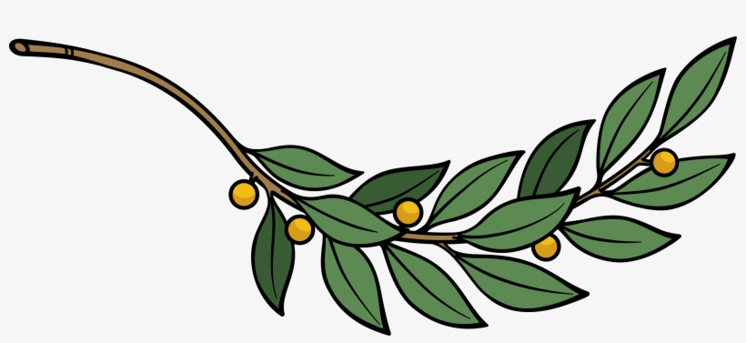 Laurel Branch - Laurel Leaves Clip Art, transparent png #8816038