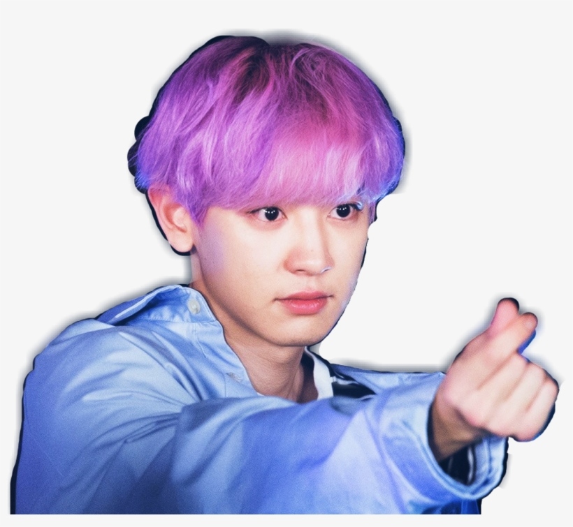 Exo Chanyeol Saranghe Sticker Freetoedit - Exo Stickers Para Whatsapp, transparent png #8816166