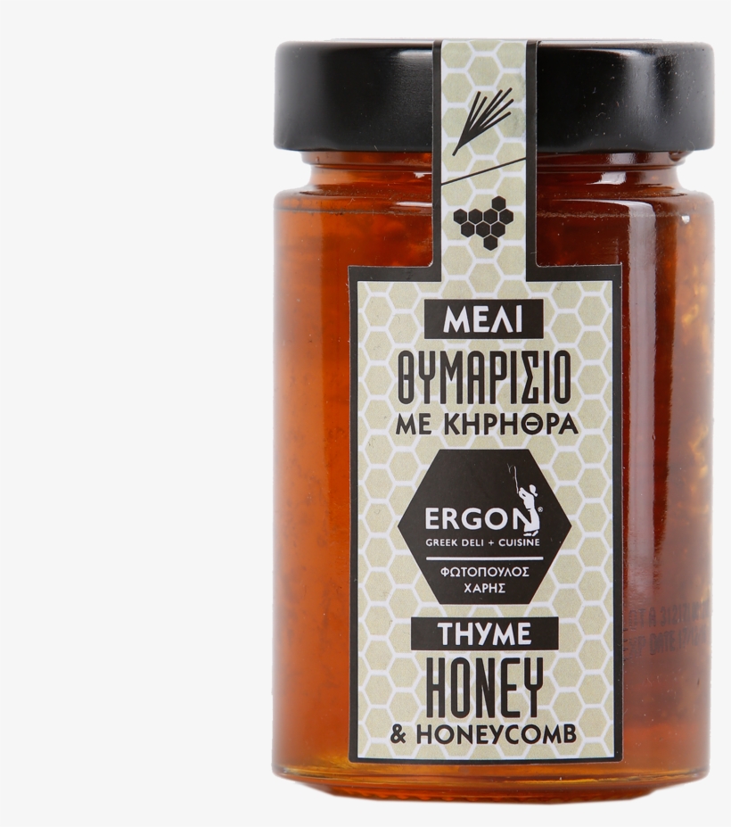 Thyme Honey With Honey Comb 280gr - Chutney, transparent png #8817222