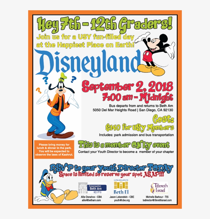 Usy Disneyland Trip - Disneyland, transparent png #8817678