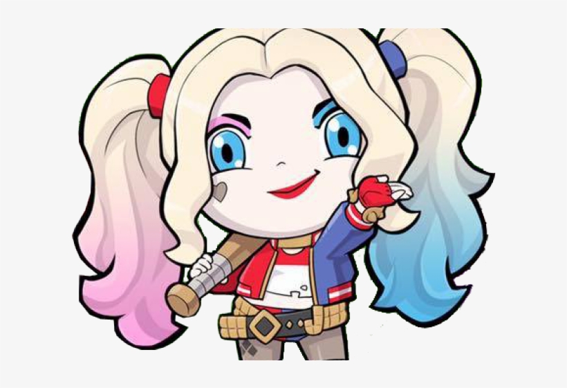 Harley Quinn Clipart Diamond Png - Suicide Squad Harley Quinn Chibi, transparent png #8817951