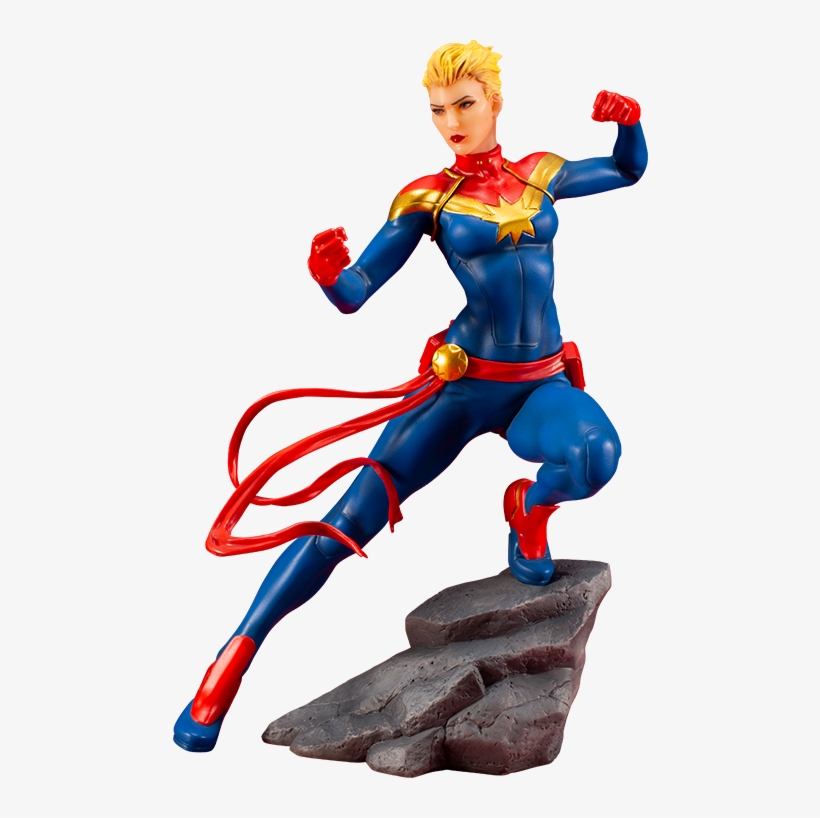 Kotobukiya Captain Marvel Statue - Captain Marvel Artfx, transparent png #8818054