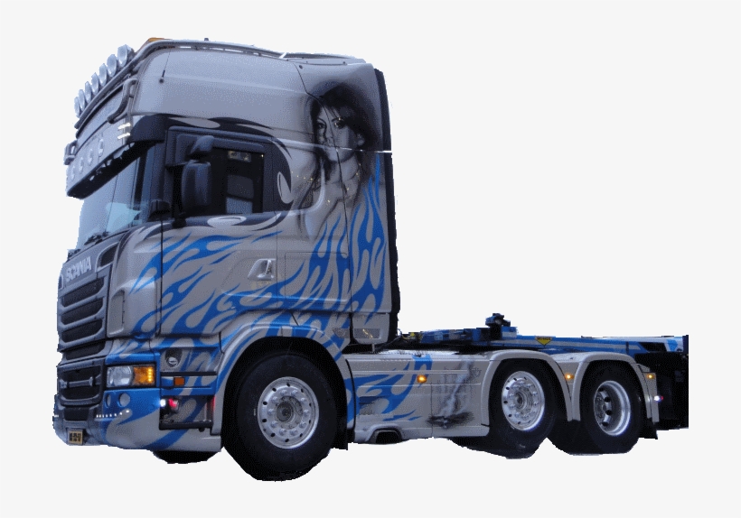 The Birth Of The Ghostrider - Scania R730 Ghost Rider Nima Transporte, transparent png #8818191
