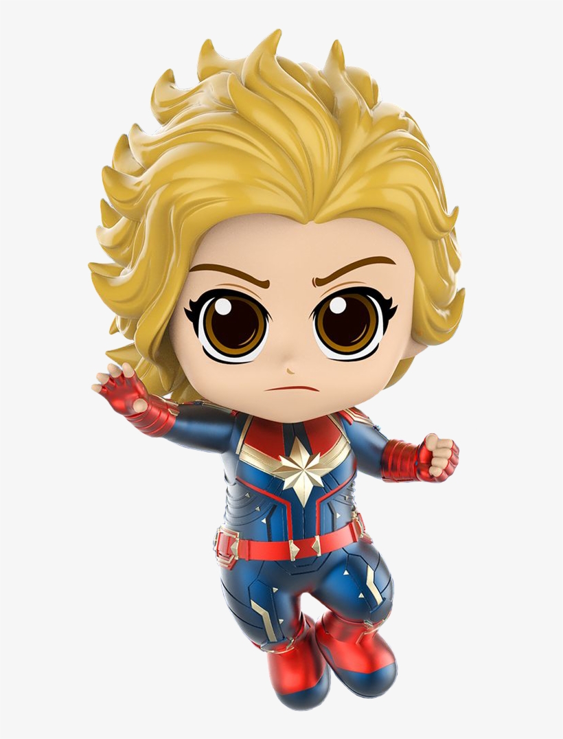 Captain Marvel - Captain Marvel Cosbaby, transparent png #8818398