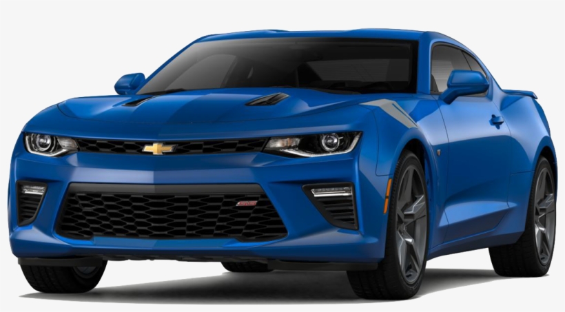 A Blue 2018 Chevy Camaro 2ss - Camaro Ss 2018 Blue, transparent png #8818623