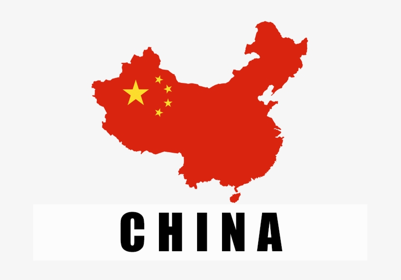 China Flag - Map Of China, transparent png #8819291