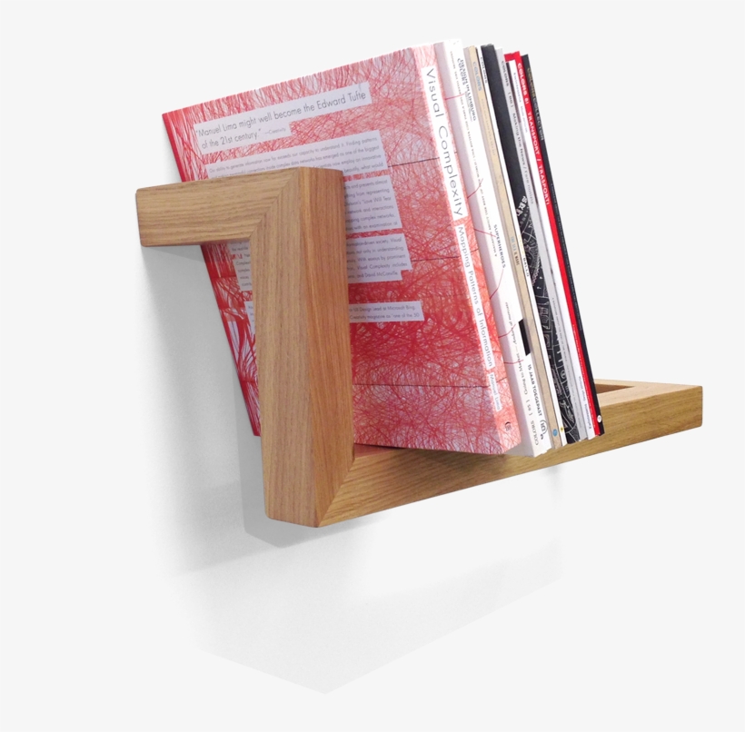 As A Natural Liana This Bookshelf Arises From The Wall, - Plywood, transparent png #8819742