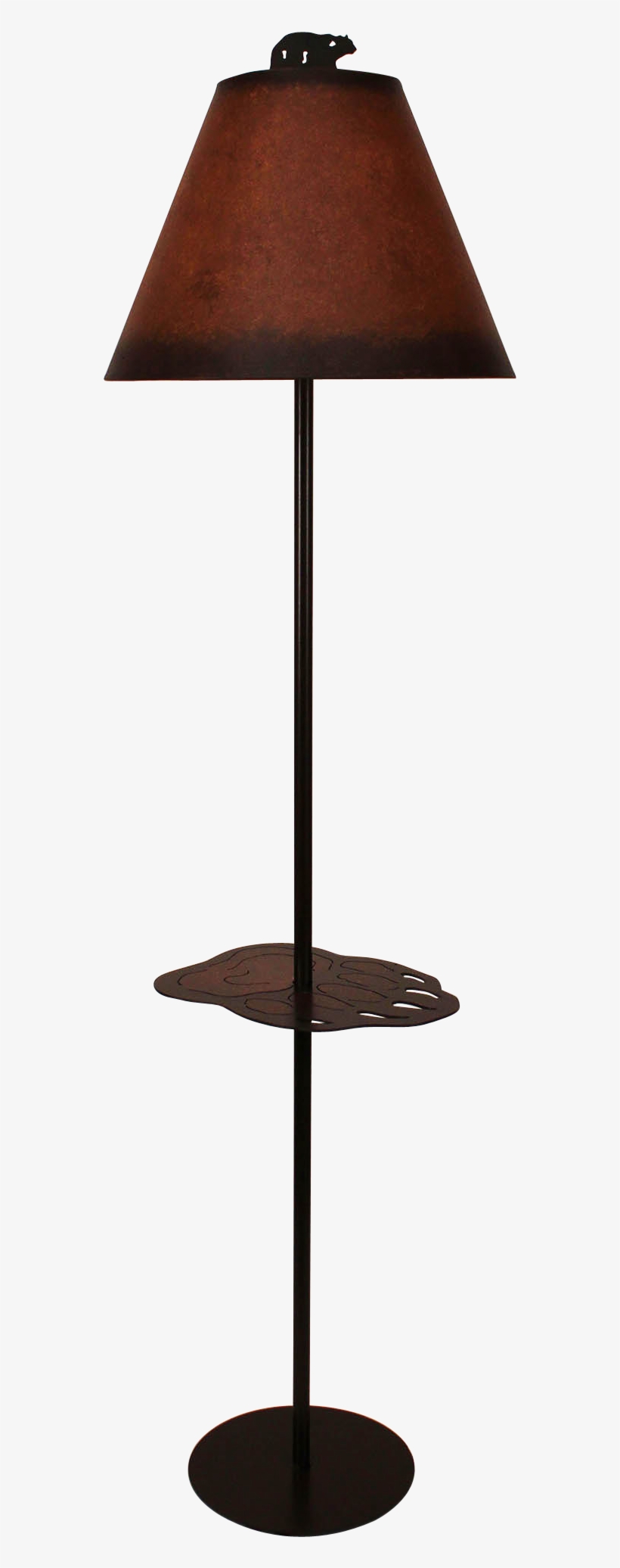 Iron Bear Paw Drink Table Tray Lamp - Lampshade, transparent png #8819967