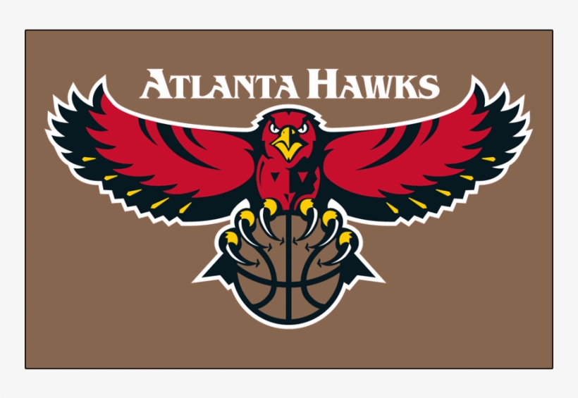 Atlanta Hawks Logos Iron On Stickers And Peel-off Decals - Atlanta Hawks Logo 1995, transparent png #8820143