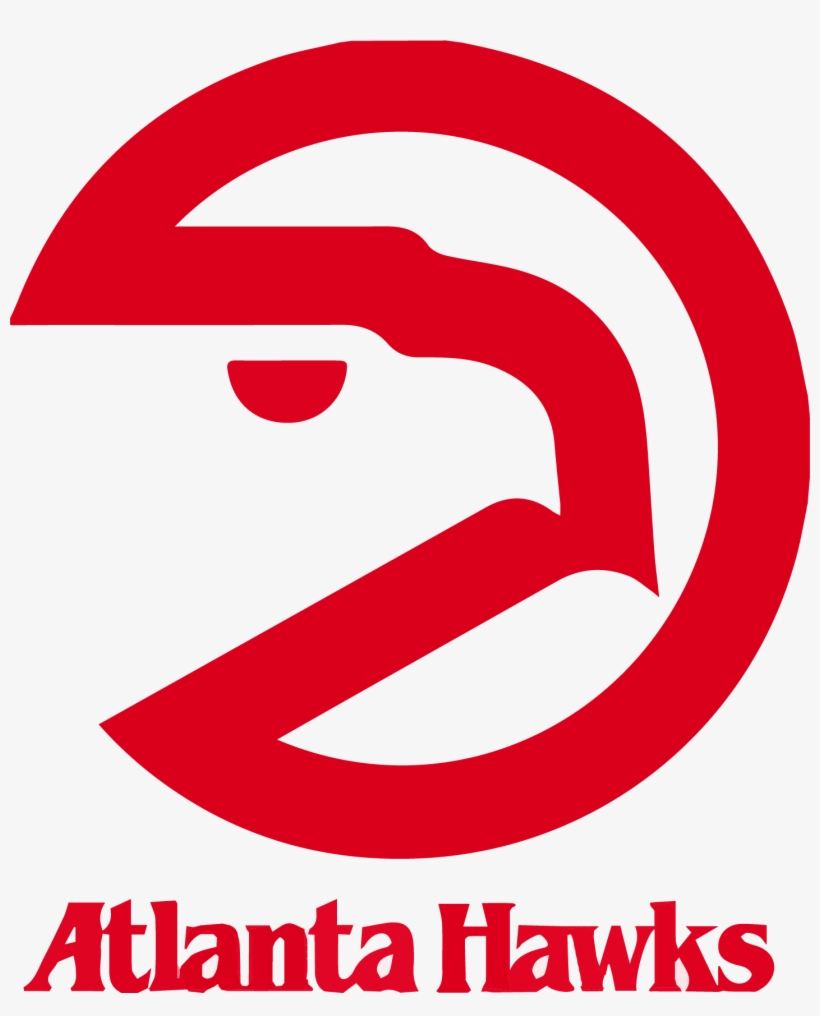 1972 - - 2017 Atlanta Hawks Logo, transparent png #8820184
