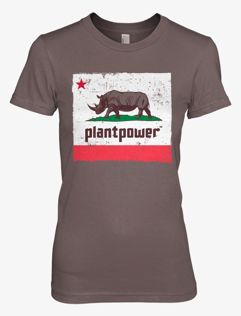 Carhino Frontfem - Plant Powered T Shirt, transparent png #8820831