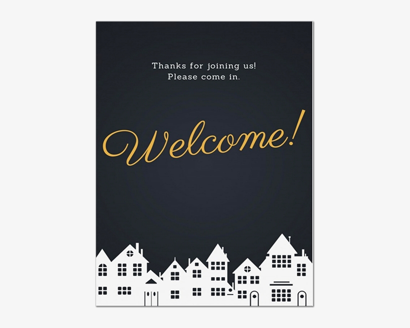 Welcome Signs Volume - Canva Christmas Poster, transparent png #8820877