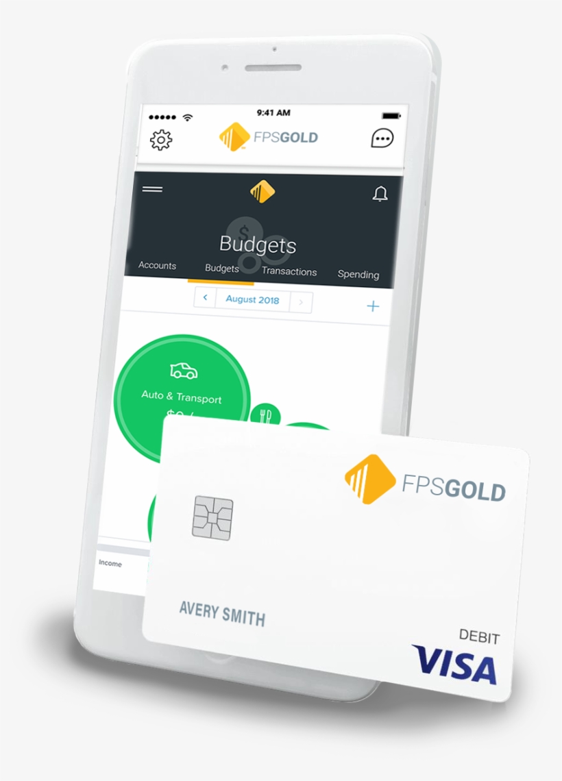 Fps Gold Ebanking On Mobile Device - Visa, transparent png #8821034