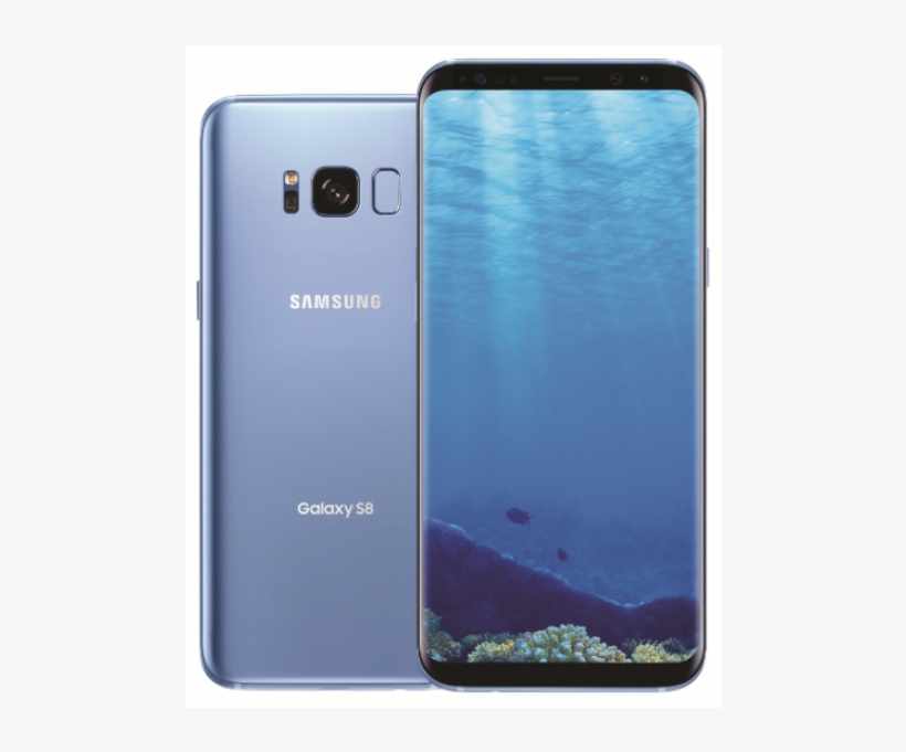 Samsung Galaxy S8 Plus, 64gb, Coral Blue - Samsung Galaxy S8 Plus Blu, transparent png #8821176