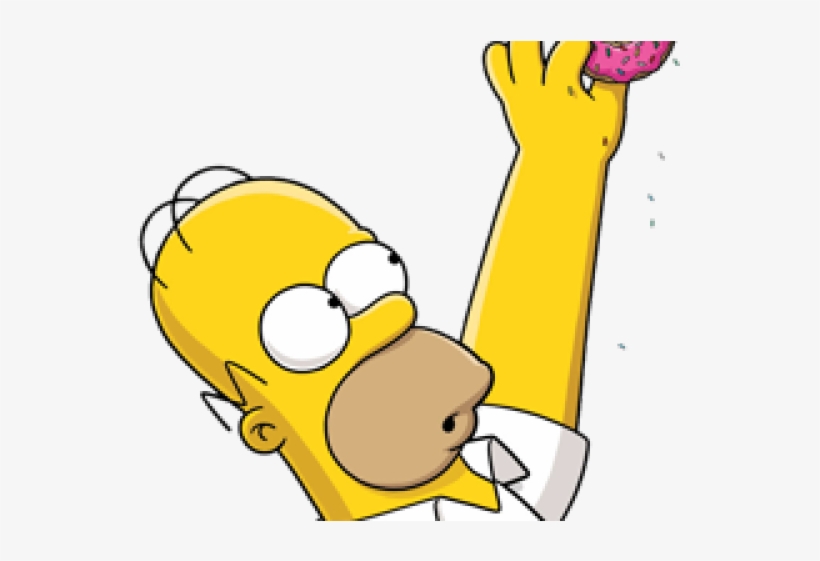 19 Doughnut Clipart Homer Simpsons Free Clip Art Stock - Homer Donut, transparent png #8821875