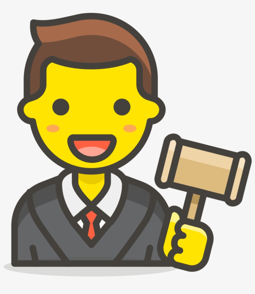 133 Man Judge - Singer Icon Png, transparent png #8821952