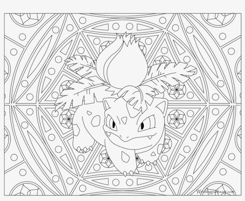 Black And White Coloring Pages For Adults Transparent - Adult Pokemon Coloring Pages, transparent png #8822051