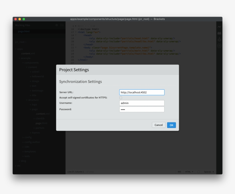 Htl Project Settings - Brackets Setting, transparent png #8822936
