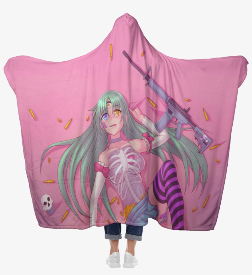 Akemi Hooded Blanket - Blanket, transparent png #8823038