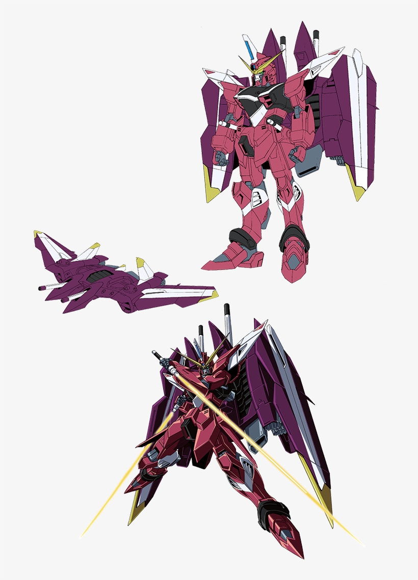Freedom Gundam's Brother Unit - Justice Gundam Png, transparent png #8823327