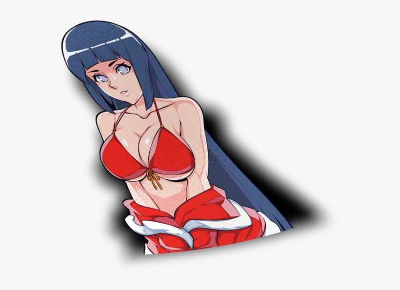 Hinata Christmas Peeker Sticker - Snowboarding, transparent png #8824151