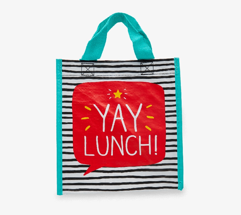 Yay Lunch Handy Tote Bag - Tote Bag, transparent png #8824234
