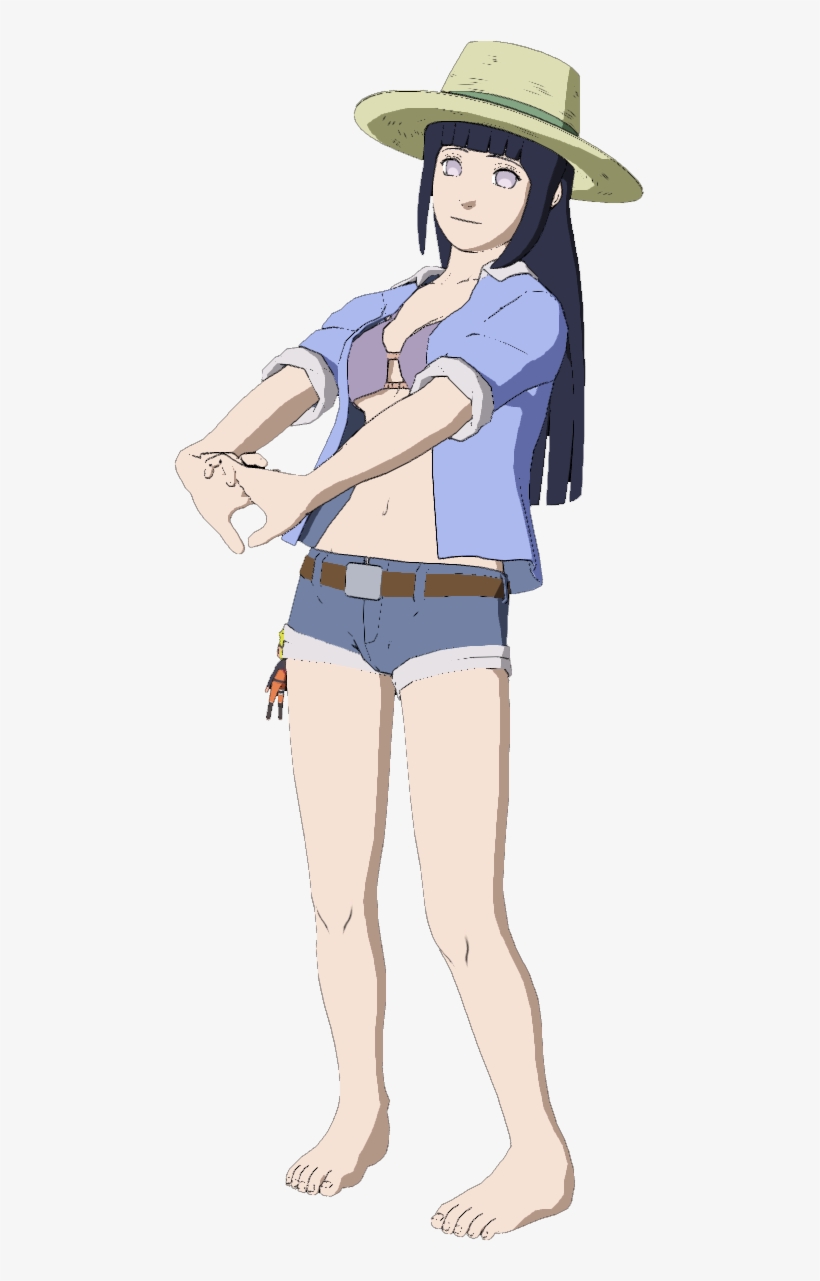 Naruto Storm Revolution Adds New Pre-order Costumes - Hinata Summer Outfit, transparent png #8824477