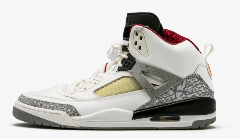 White Cement Jordan Spizikes, transparent png #8824956