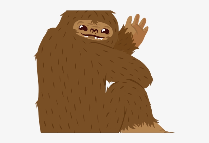 Sasquatch Clipart Transparent - Bigfoot Cartoon Png, transparent png #8825550