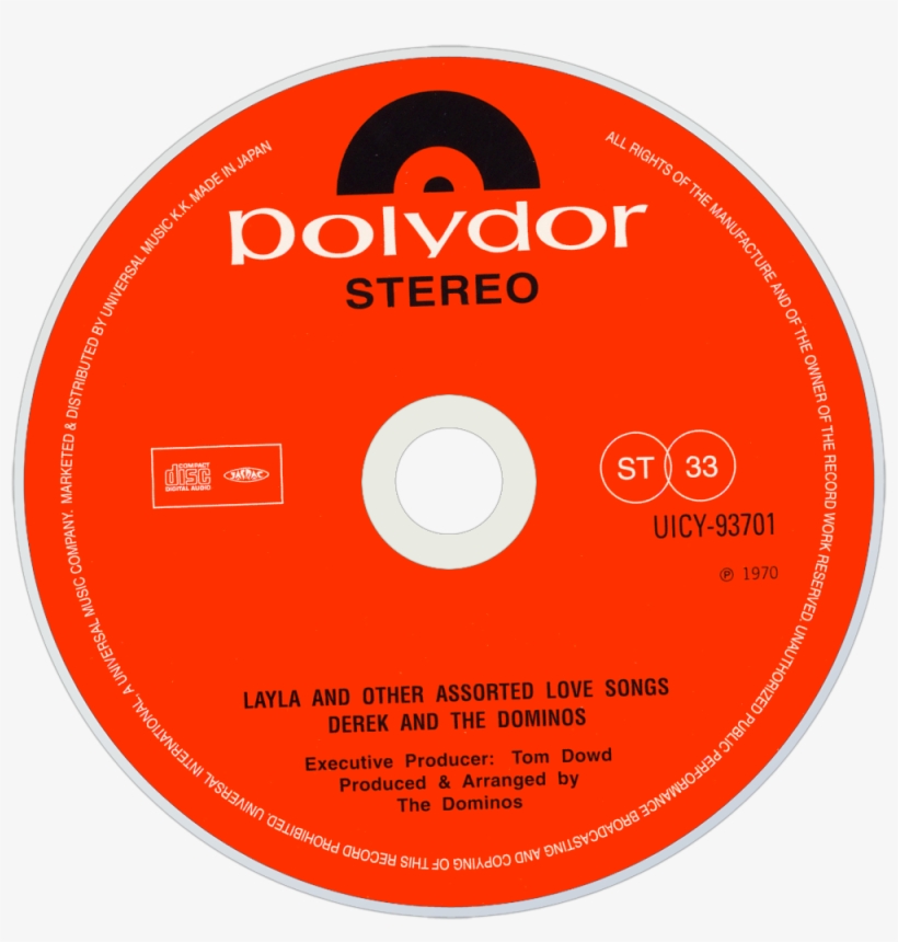 Derek And The Dominos Layla And Other Assorted Love - Polydor Records, transparent png #8825642