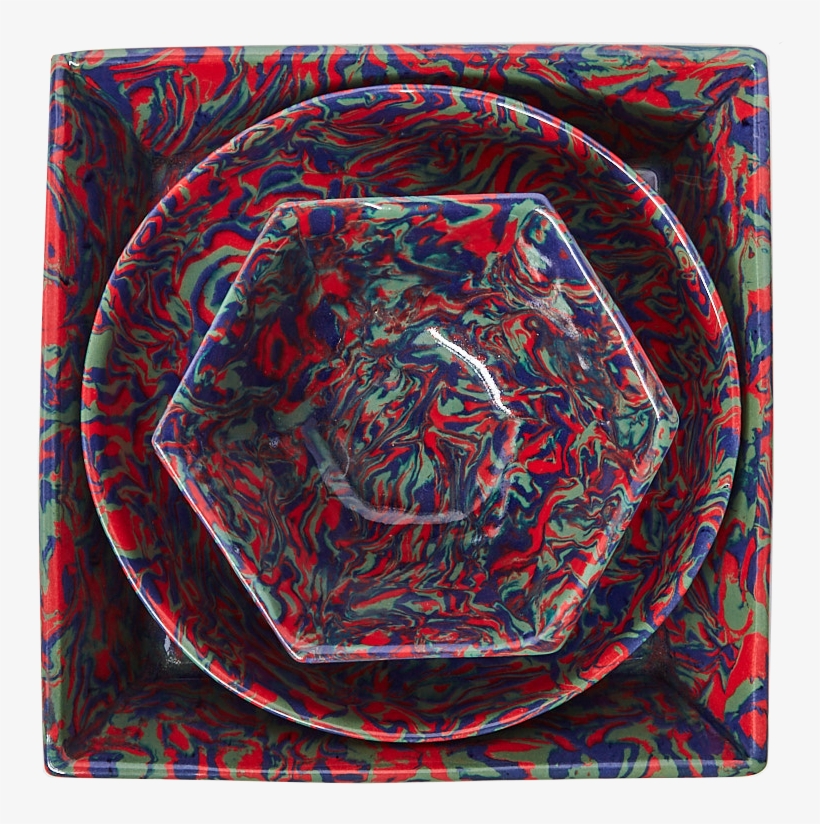 Marbleized Round Bowl - Circle, transparent png #8825848