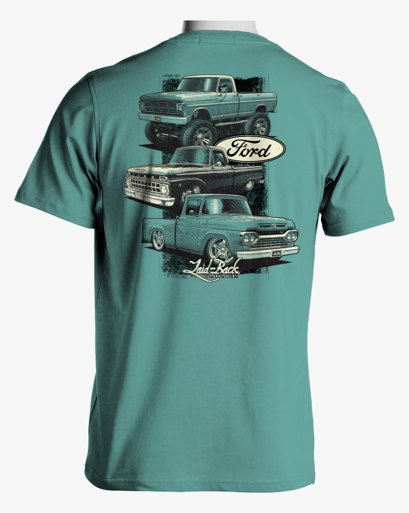 Ford Pickup 60, 65, 70 Power Men's Chill T Shirt - Beach T Shirts Mens, transparent png #8826044