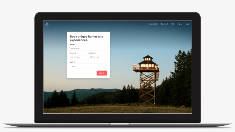 Airbnb Home Page - 에어 비앤비 개인 정보, transparent png #8826264