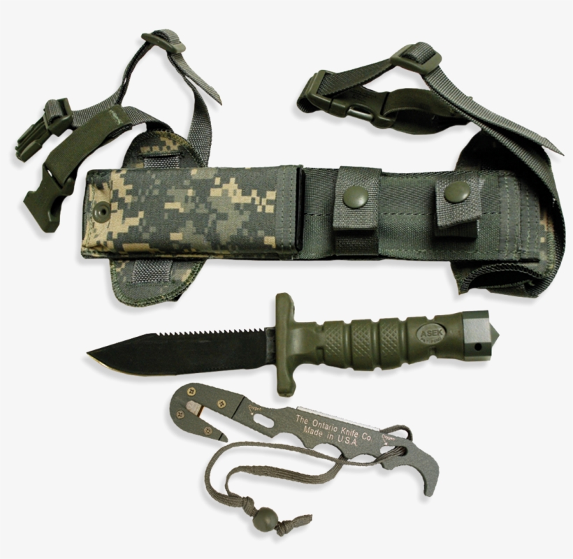 Asek Survival Knife System, transparent png #8875198