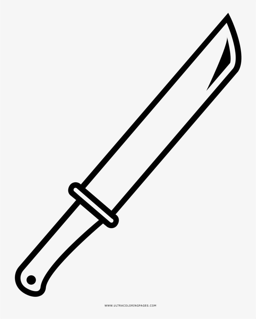 Jpg Transparent Library Knife Clip Art Transprent Png - Machete Dibujo Para Colorear, transparent png #8875594
