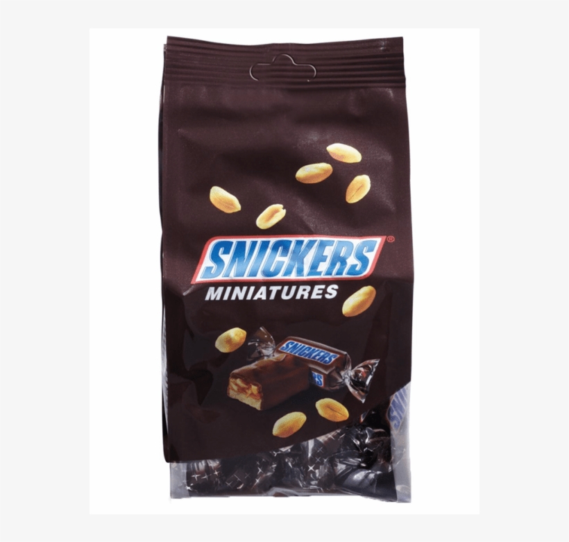 Snickers Miniatures Chocolate - Snickers Miniatures Bag 220g, transparent png #8875679