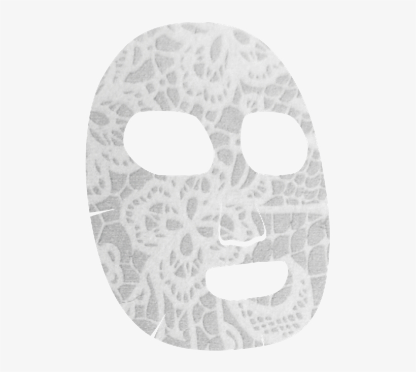 Fibres Masque Dentelle, Masque Dentelle Blanc - Circle, transparent png #8875781