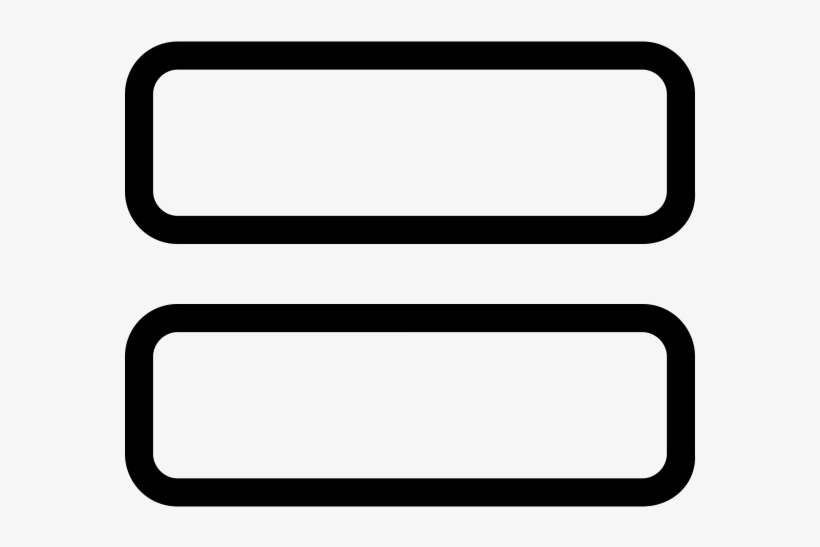 Math Equal Sign Rubber Stamp - White Equal Sign Png, transparent png #8876375
