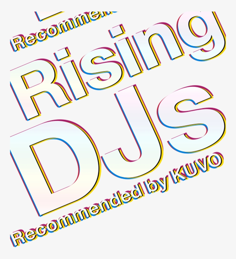 "rising Djs" Recommended By Kuvo - Graphic Design, transparent png #8877033