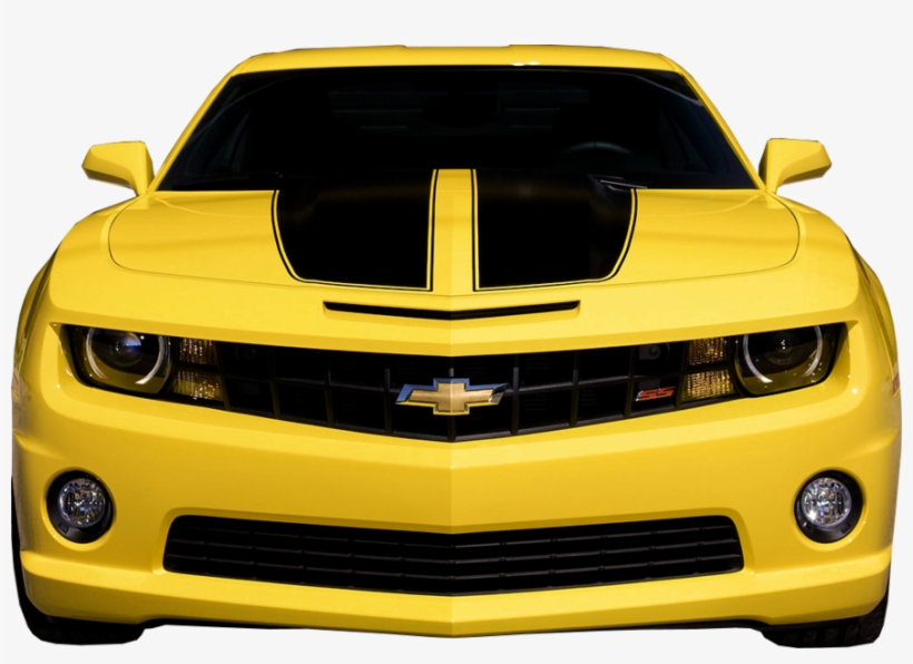 2010 Camaro Bumblebee - Front Of Bumble Bee Car, transparent png #8877561