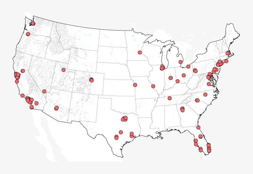 Tesla Motors - Trump's Victory By County, transparent png #8877648
