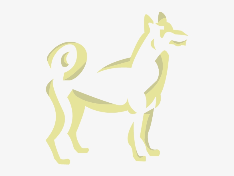 Dog Talisman Spirit Animal Zodiac Sign Vector Art Goldenrod - Deer, transparent png #8877791