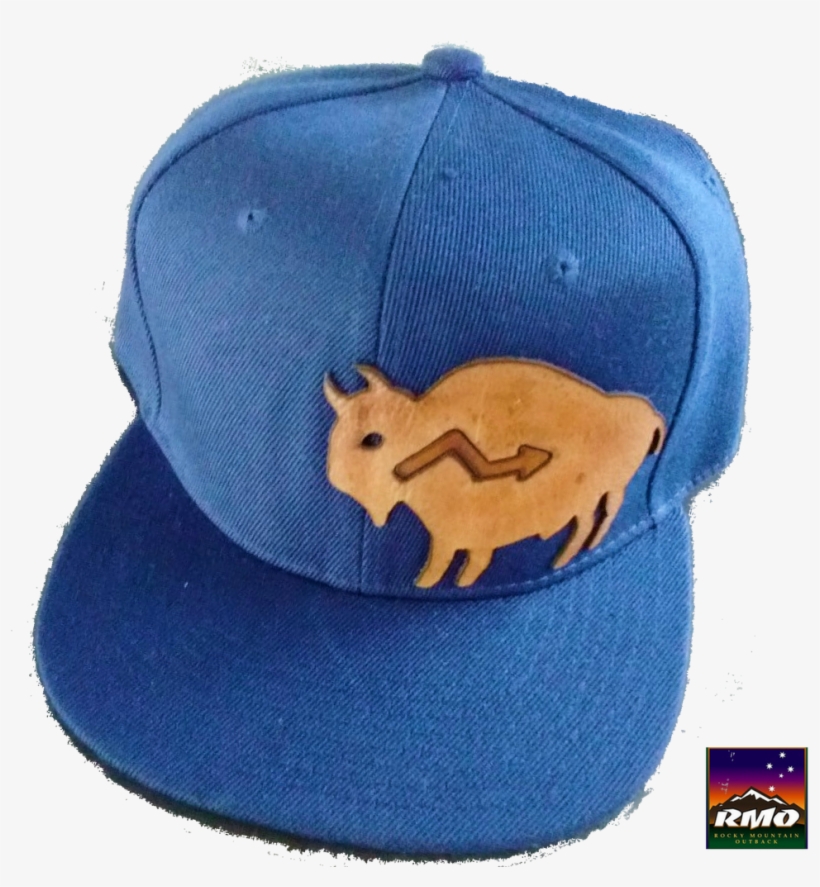 Recycled Leather Buffalo Hat - Baseball Cap, transparent png #8878388