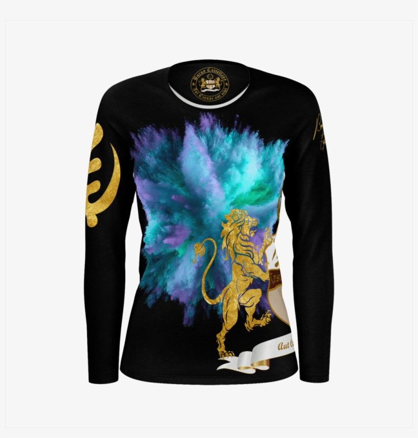 Castellano Color Explosion Season - Long-sleeved T-shirt, transparent png #8878788