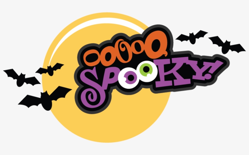 Ooooo, Spooky Svg Scrapbook Title Halloween Svg Scrapbook - Graphic Design, transparent png #8879194