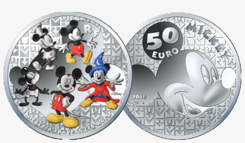 Specifications - 90 Years Mickey Mouse 50p Coin, transparent png #8879537