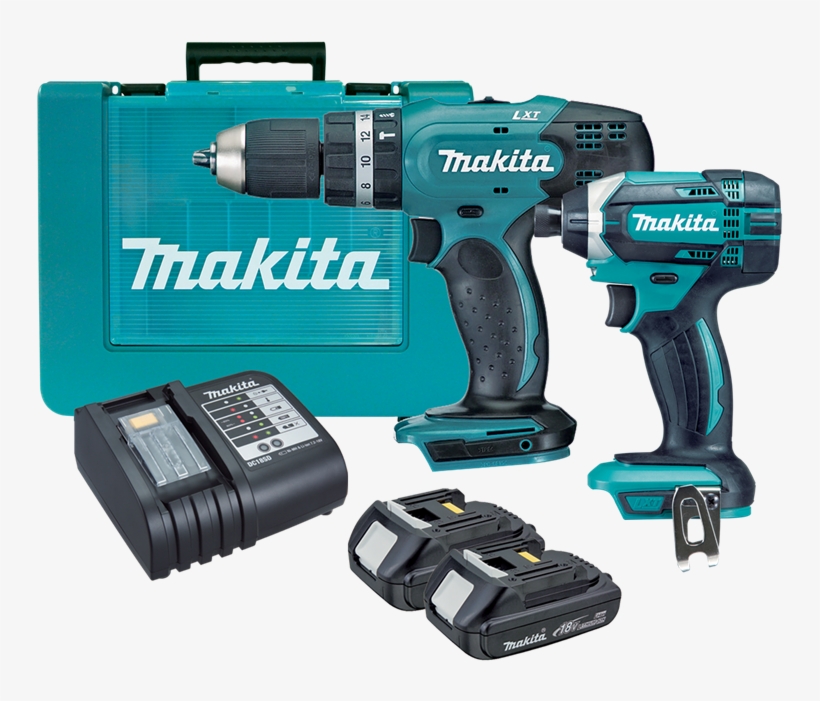 I Have The Makita Set, And So Far I Am Very Happy With - Makita Cordless Drill Combo, transparent png #8879703
